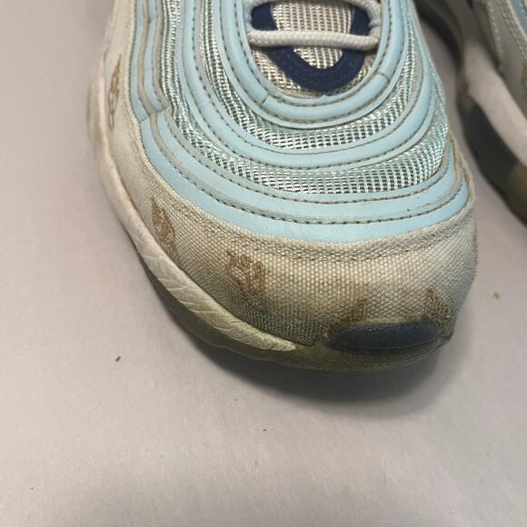 Nike Air Max 97 Golf NRG Wing It Unique Baby Blue Navy Blue & White Men's sz 9.5 - Picture 10 of 10